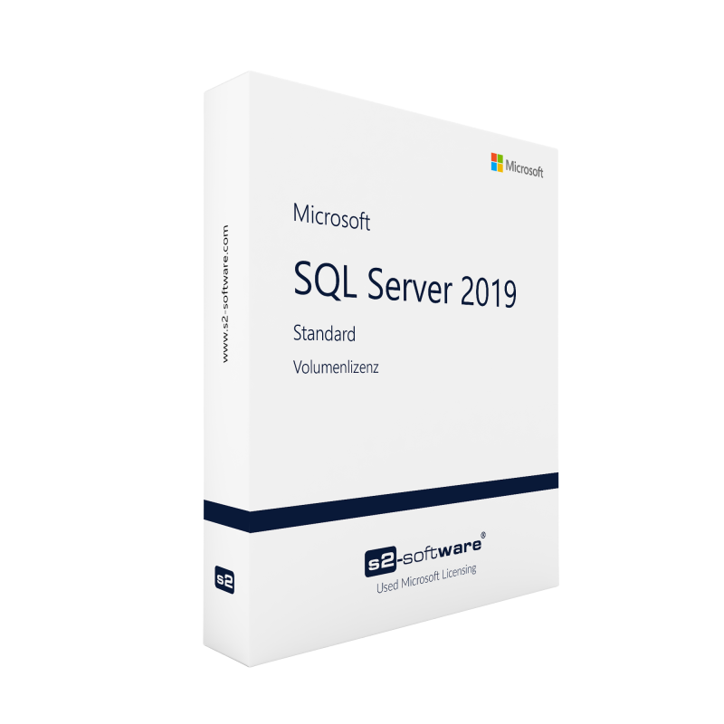 Microsoft SQL Server 2019 Standard -> Used Software